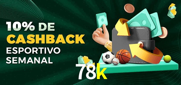 10% de bônus de cashback na 78k